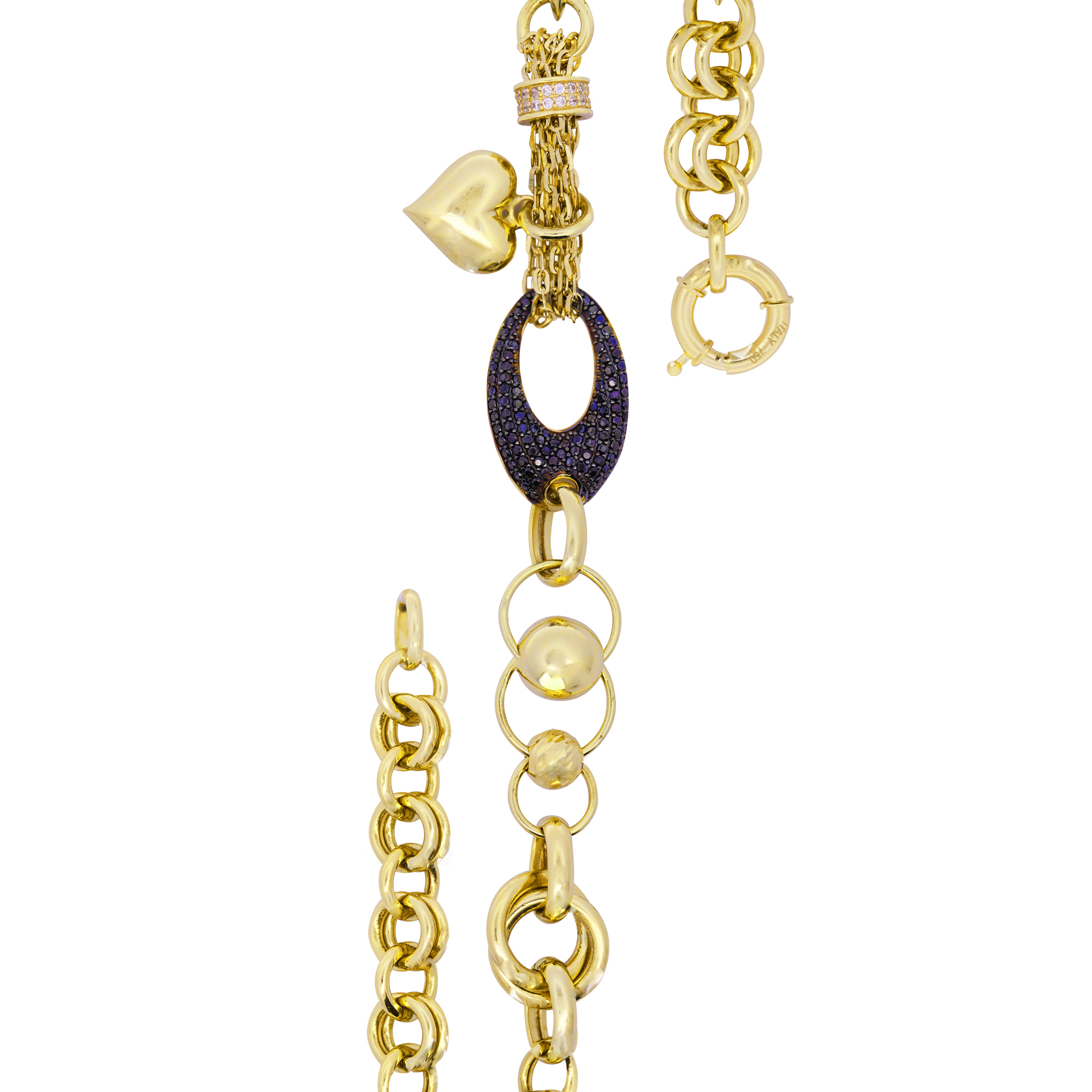 Selene Gold Charm Bracelet